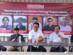 Forum KiSSNed Desak Polri Profesional Berantas Judi Online, Segera Periksa Politikus Terlibat!
