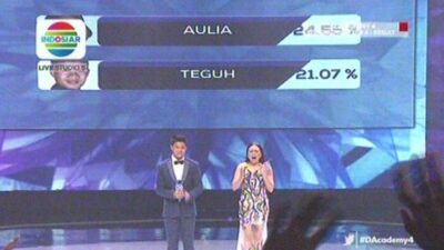 Teguh Tersenggol di Konser Final DA4 Top 4 Tadi Malam