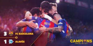 Bekuk Alaves, Barcelona Amankan Juara Copa Del Rey