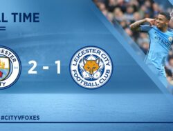 Manchester City Amankan Poin Penuh Usai Kalahkan Leicester 2-1