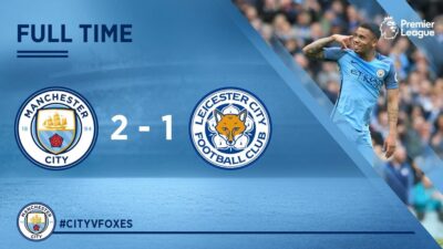 Manchester City Amankan Poin Penuh Usai Kalahkan Leicester 2-1