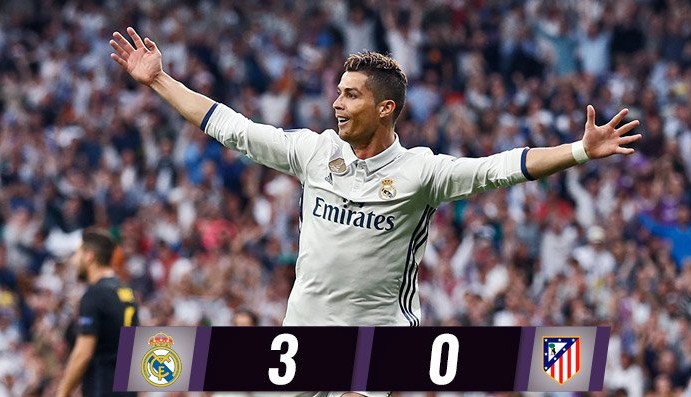 hasil Real Madrid vs ATM skor akhir 3-0 semifinal Liga Champions tadi malam