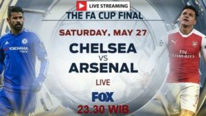 Live Streaming Arsenal vs Chelsea, Siaran Langsung Final FA Cup Malam Ini
