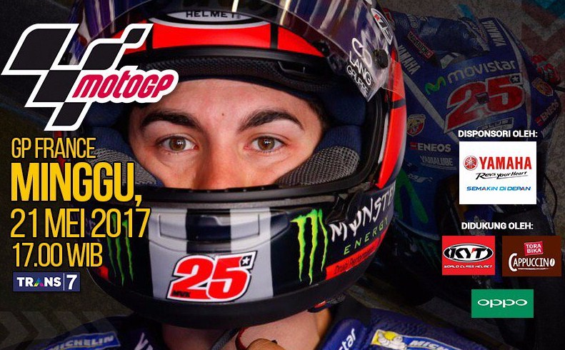 Live Streaming MotoGP Le Mans, Prancis Siaran Langsung Malam Ini di Trans 7