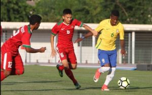 Indonesia Harus Akui Keunggulan Brasil Pada Penyisihan Grup Toulon Tournament 2017