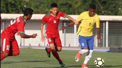 Indonesia Harus Akui Keunggulan Brasil Pada Penyisihan Grup Toulon Tournament 2017