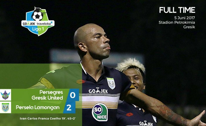 Hasil Persegres Gresik United vs Persela skor akhir 0-2