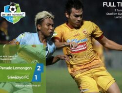 Sempat Tertinggal, Persela Bekuk Sriwijaya FC di Surajaya