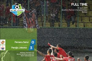 Persija Jakarta Gunduli Perseru Serui Tiga Gol Tanpa Balas