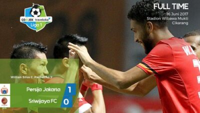 Gol Semata Wayang Willian Pacheco Bawa Persija Ungguli Sriwijaya FC