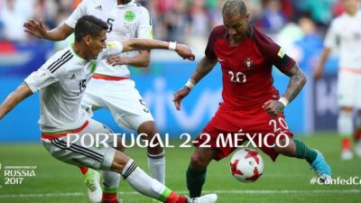 Meksiko Tahan Imbang Portugal di Penyisihan Piala konfederasi Grup A
