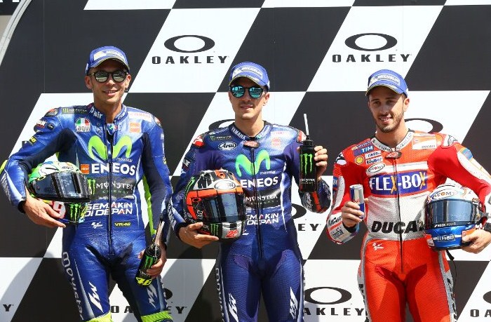 Rossi Kedua, Vinales Amankan Pole Position di Kualifikasi MotoGP Italia