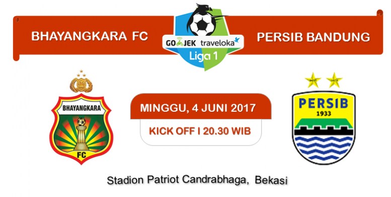 Live Streaming Bhayangkara FC vs Persib, Siaran Langsung Liga 1 Malam Ini