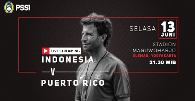 Live Streaming Indonesia vs Puerto Rico siaran langsung malam ini di RCTI