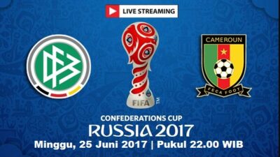Live Streaming Jerman vs Kamerun, Siaran Langsung Piala Konfederasi Malam Ini