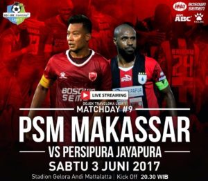 Live Streaming PSM Makasar vs Persipura, Siaran Langsung Liga 1 Malam Ini