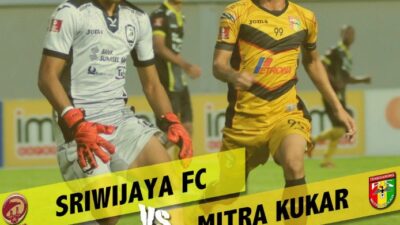 Live Streaming Sriwijaya FC vs Mitra Kukar, Siaran Langsung Liga 1 Malam Ini