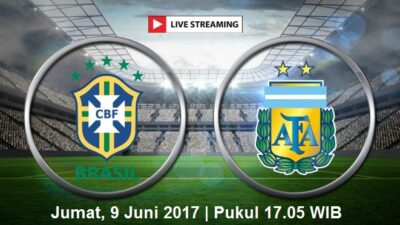 Live Streaming Brasil vs Argentina, Siaran Langsung Hari Ini