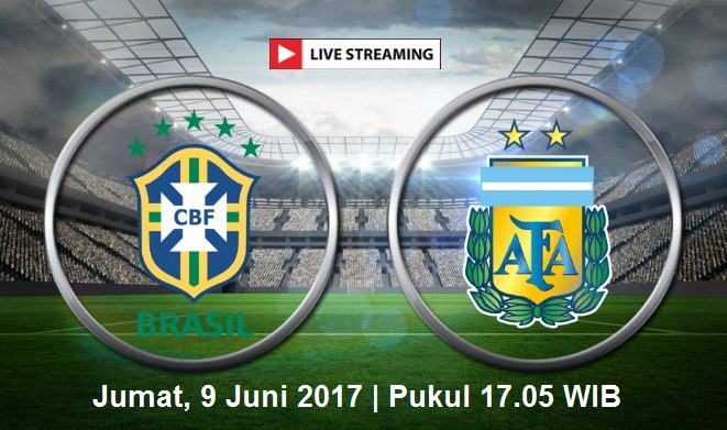 live streaming brasil vs argentina siaran langsung hari ini