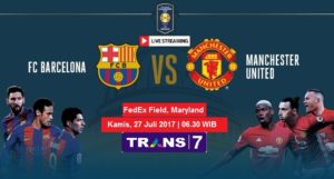 TV Online – Live Streaming Barcelona vs Manchester United, Siaran Langsung ICC Hari Ini, Kamis 27/7/2017