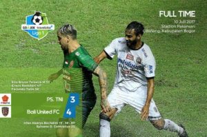 Hasil PS TNI vs Bali United, Skor Akhir 3-4 Hasil Liga 1 Malam Ini Senin 10/7/2017
