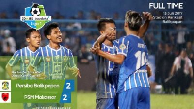 hasil persiba vs psm makasar skor akhir 2-2