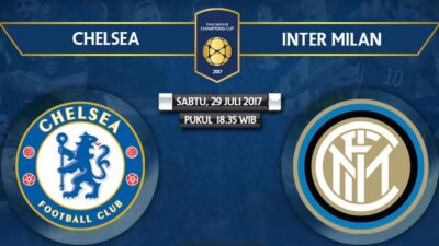 TV Online – Live Streaming Chelsea vs Inter Milan, Siaran Langsung ICC Hari Ini, Sabtu 29/7/2017
