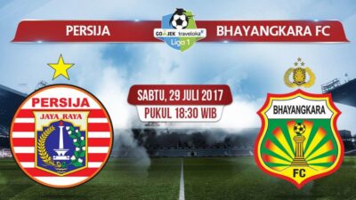 TV Online – Live Streaming Persija vs Bhayangkara FC, Siaran Langsung Liga 1 Hari Ini, Sabtu 29/7/2017