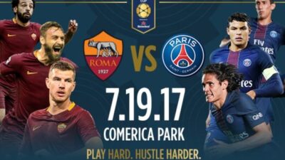 TV Online – Live Streaming Roma vs PSG, Siaran Langsung ICC Hari Ini, Kamis, 20/7/2017