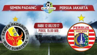 live streaming Semen Padang vs Persija, siaran langsung liga 1 hari ini di TV One