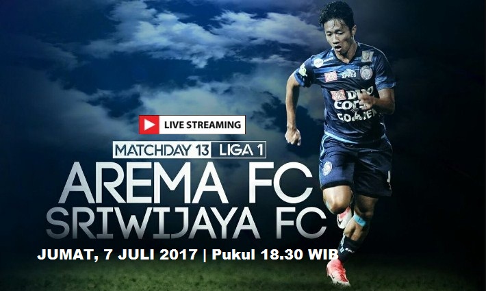 live streaming Arema vs Sriwjaya FC, Siaran langsung liga malam ini di TV One