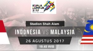 Jadwal Live Streaming Indonesia vs Malaysia, Siaran Langsung Semifinal Sea Games Sabtu 26/8/2017