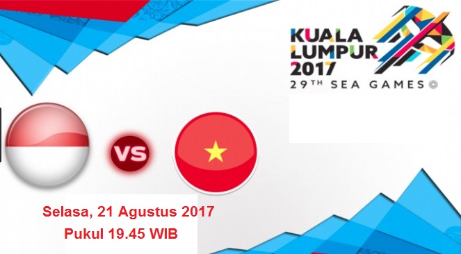Live Streaming Indonesia vs Vietnam, Siaran Langsung Sea Games Hari Ini Selasa 22/8/2017