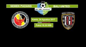Jadwal Live Streaming Semen Padang vs Bali United, Siaran Langsung Liga 1 Hari Ini Kamis 24/8/2017 di TV One