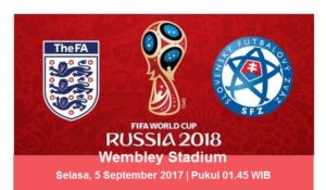 TV Online – Live Streaming Inggris vs Slovakia, Siaran Langsung Kualifikasi Piala Dunia Malam Ini, Selasa 5/9/2017