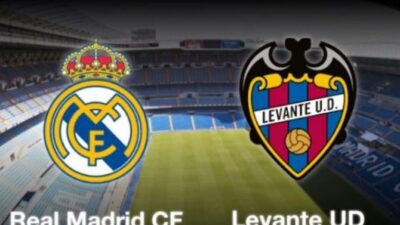 Live Streaming Real Madrid vs Levante, siaran langsung Liga Spanyol malam ini di SCTV