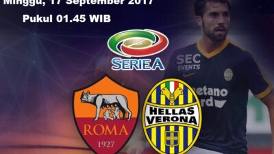 Live Streaming Roma vs Hellas Verona, siaran langsung Liga Italia malam ini, Minggu 17 September 2017
