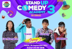 Hasil SUCA 3 Tadi Malam : Komika yang Gantung Mic Grup 3 Top 20 Besar SUCA 3 Jumat 29 September 2017
