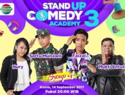 Hasil SUCA 3 Tadi Malam : Komika yang Gantung Mic Grup 4 Top 28 Besar Stand Up Comedy Academy 3 Kamis 14 September 2017