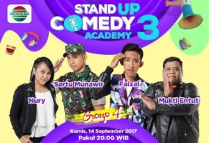 Hasil SUCA 3 Tadi Malam : Komika yang Gantung Mic Grup 4 Top 28 Besar Stand Up Comedy Academy 3 Kamis 14 September 2017