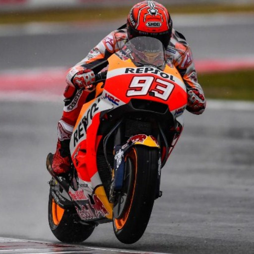 Marquez Tercepat, Rossi Mulai Kompetitif di FP3 MotoGP Aragon