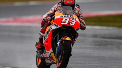 Marquez Tercepat, Rossi Mulai Kompetitif di FP3 MotoGP Aragon