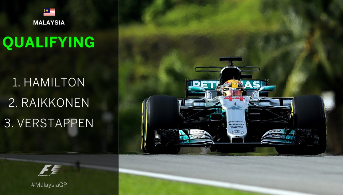 Hasil Kualifikasi F1 Malaysia : Hamilton Pole Position, Vettel Paling ...