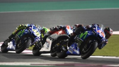 Vinales Amankan Pole Position, Lorenzo Asapi Rossi di Kualifikasi MotoGP Aragon 2017