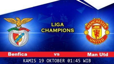 TV Online – Live Streaming Benfica vs MU, Siaran Langsung Liga Champions Malam Ini, Kamis 19/10/2017