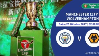 Live Streaming Man City vs Wolves, siaran langsung Piala Liga Inggris malam ini