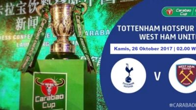 Live Streaming Spurs vs West Ham, siaran langsung piala liga malam ini