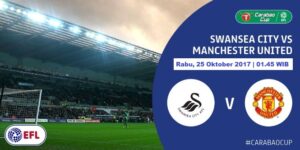 Live Streaming Swansea vs MU, Siaran Langsung 16 Besar Carabao Cup Malam Ini, Rabu 25/10/2017 Dini Hari