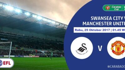 live Streaming Swansea vs MU, siaran langsung piala Liga Inggris malam ini