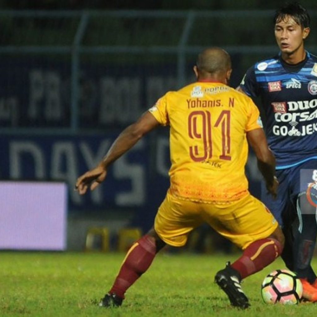 Live Streaming Sriwijaya FC vs Arema, Siaran Langsung Liga 1 Jumat 20/10/2017 Hari Ini di TV One